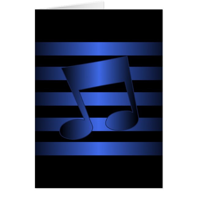 musik hälsningskort (Framsidan)