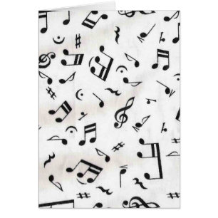 Musik Hälsningskort
