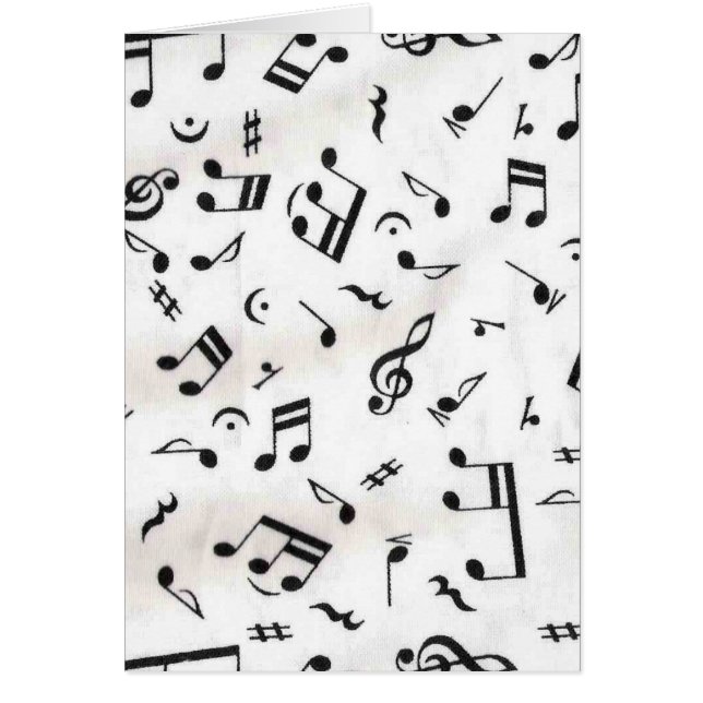 Musik Hälsningskort (Framsidan)