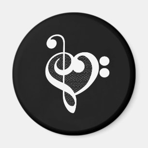 Musik Hjärtat - Jag älskar musik Magnet