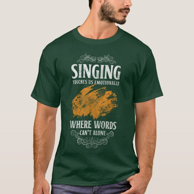Musik Hobby Körgig vintage T Shirt (Framsida)