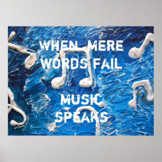 Musik i blått Poster