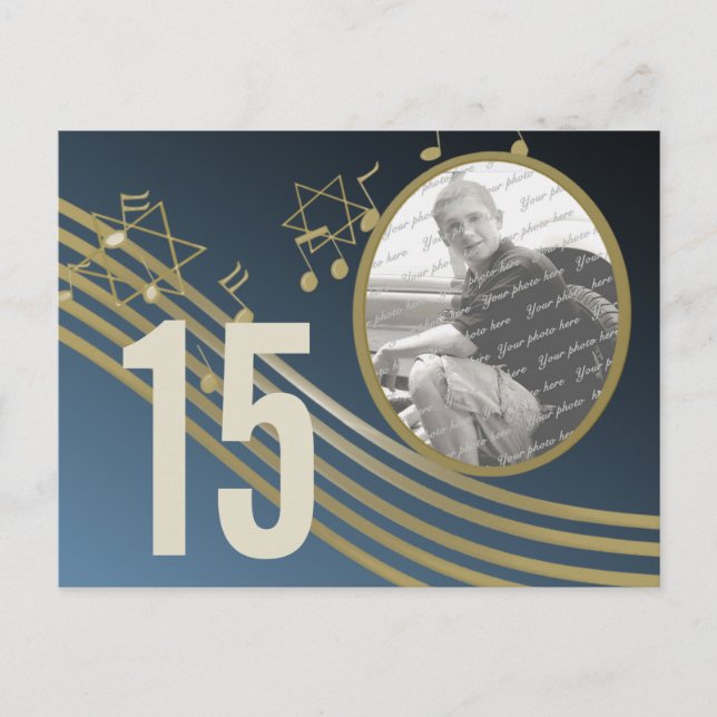 Musik i Bordsnumret Luft Photo Vykort (Framsida)