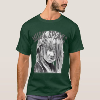 Musik i en Moody Grunge Streetwear Stil Music-fami T Shirt