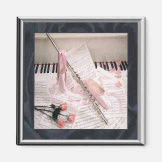 Musik i Flute och Nycklar Magnet