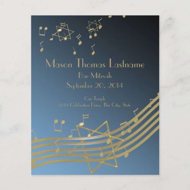 Musik i flygplanet Luft 4,5 x 5,6 Flygblad (Framsidan)