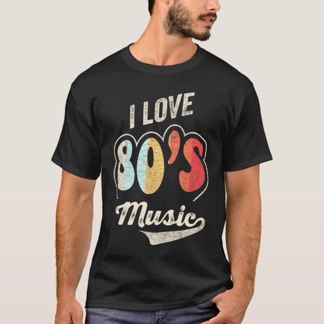 Musik i Kärlek 80S 80S-band T Shirt (Framsida)