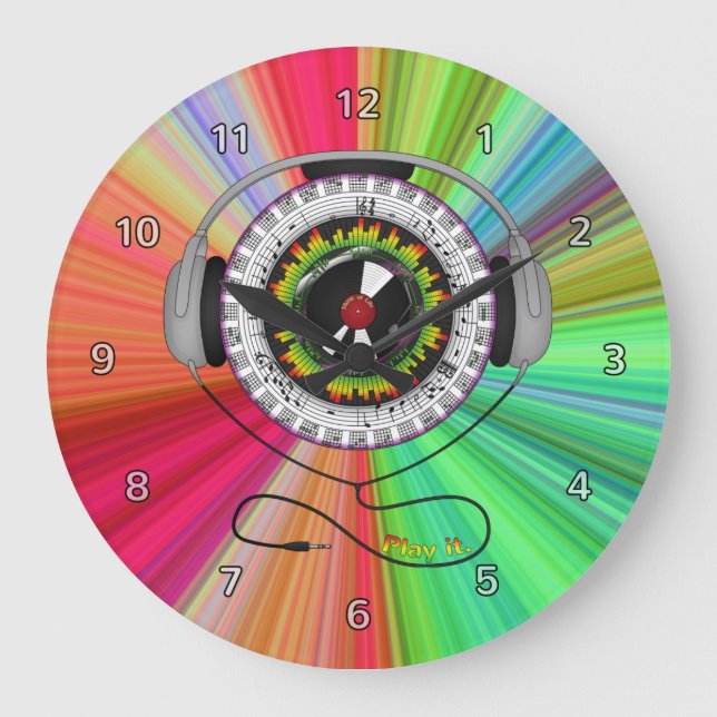 Musik i Life Clock Stor Klocka (Framsida)