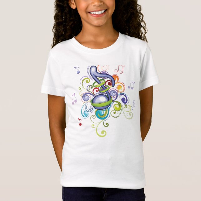 Musik i luften tee shirt (Framsida)