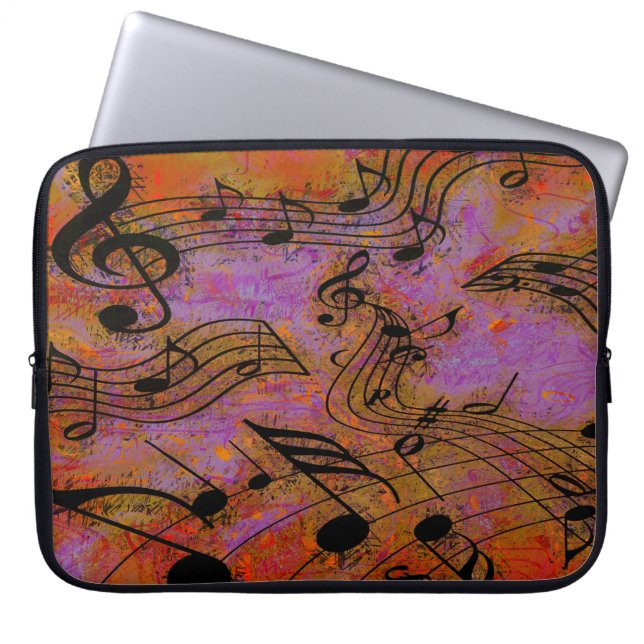 MUSIK I LUFTlaptop sleeve (Framsidan)