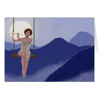 Musik i mistkortet hälsningskort