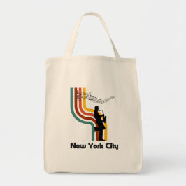 Musik i NYC Tote Bag Tygkasse