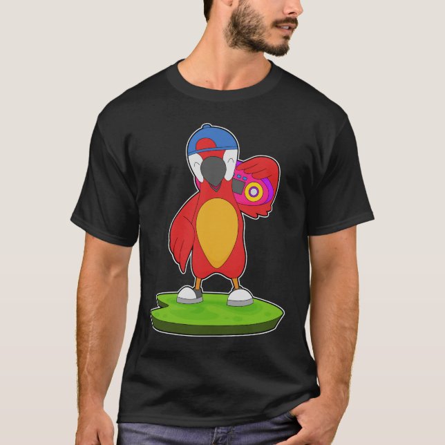 Musik i Parrot Music box T Shirt (Framsida)