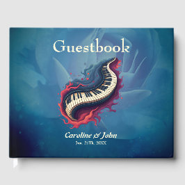 Musik i rörelse, det böjda pianot. gästböcker