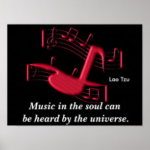Musik i själen - konst poster