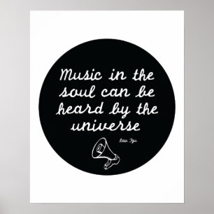 Musik i själen - Lao Tzu Poster