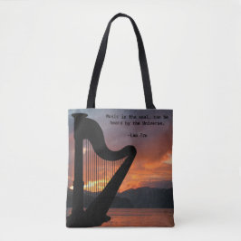 Musik i Soul Tote Bag Tygkasse