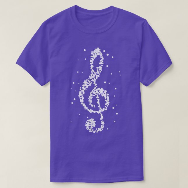 Musik i svartvitt Musiker-lärare T T Shirt (Design framsida)