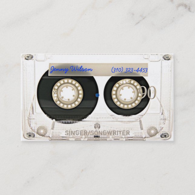 Musik ii visitkort (Framsida)