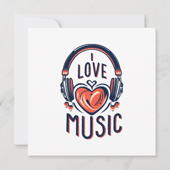 musik  inbjudningar (Baksida)