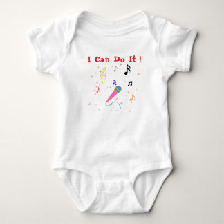 Musik Inspirerad Baby Kroppsoverall | Jag Kan Göra T Shirt