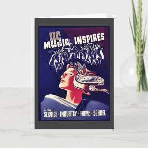 Musik inspirerar kort