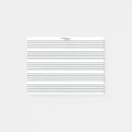 Musik- Instrument - Notenlinien - Notenpapier Post-it Block
