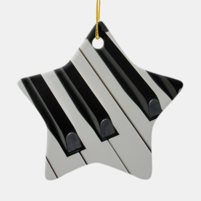 Musik instrumenterar eleganta julgransprydnad keramik (Framsidan)