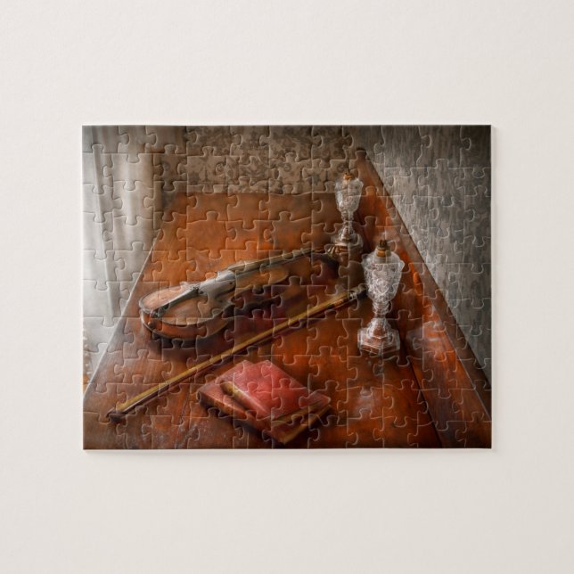 Musik - investeringar i Violin - A ljud Pussel (Horisontell)