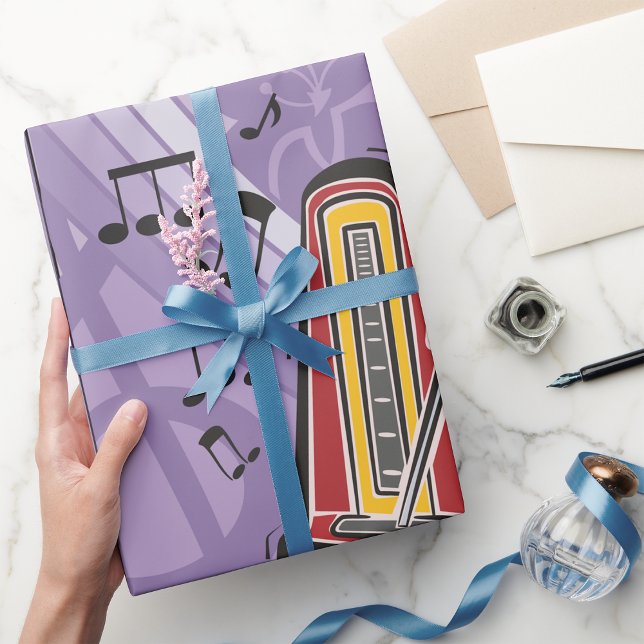 Musik Jukebox Wrapping Papper Presentpapper (Skapare uppladdad)