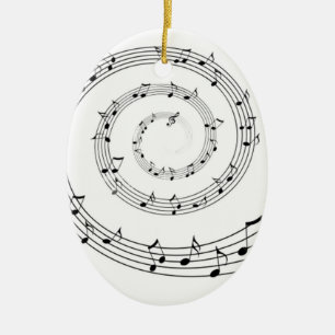 Musik Julgransprydnad Keramik