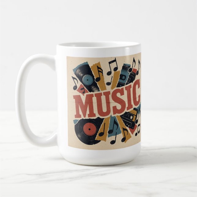 Musik Kaffemugg (Vänster)