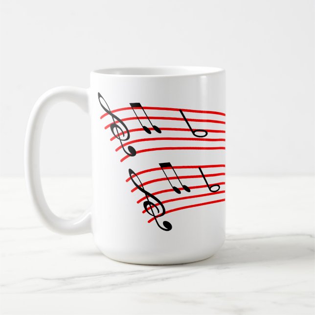 Musik Kaffemugg (Vänster)