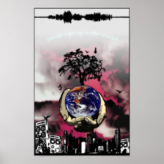 Musik kan spara världen över poster