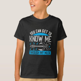 Musik - känn mig genom min musik t shirt