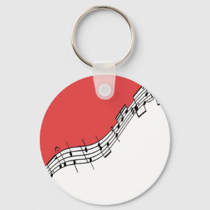 Musik Keychain Nyckelring