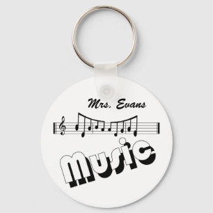 Musik Keychain Nyckelring