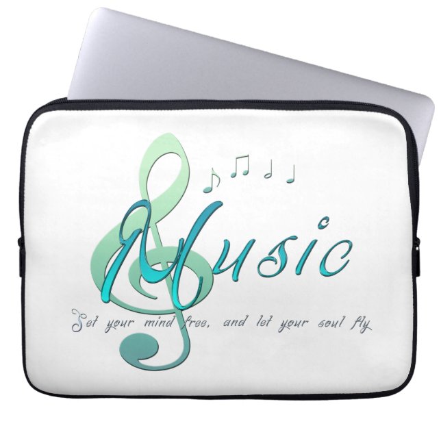 Musik Laptop Sleeve (Framsidan)