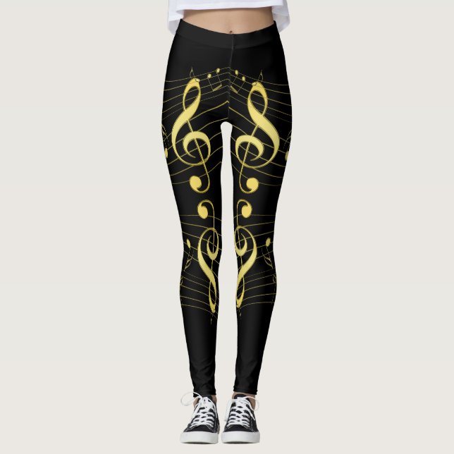 Musik Leggings (Framsida)