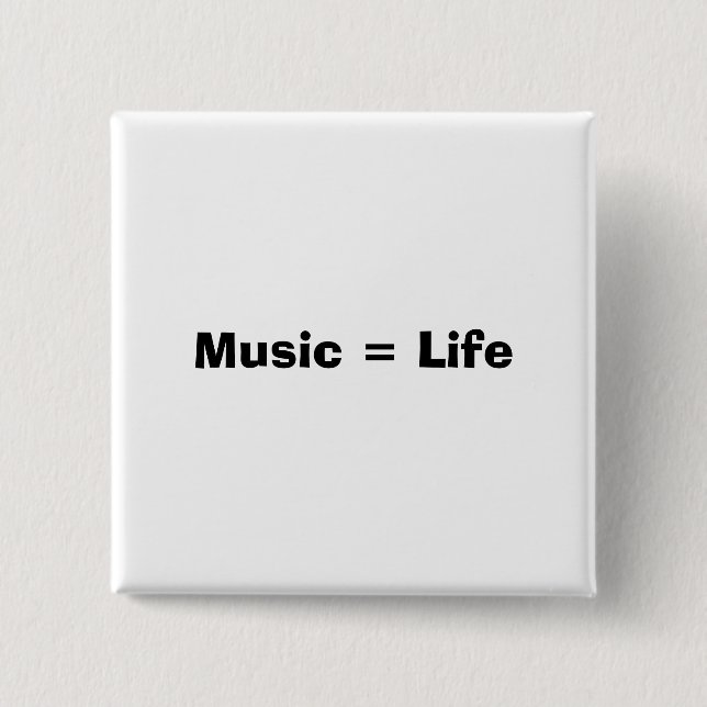 Musik = liv knapp (Framsida)