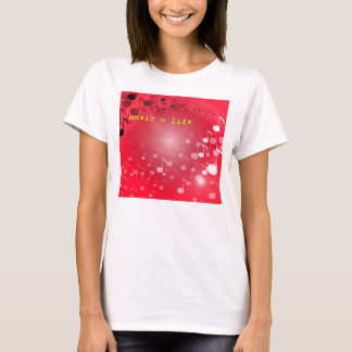 musik = liv t-shirt