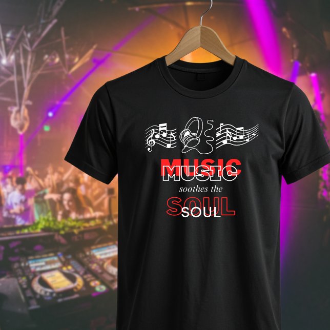 Musik lugnar själen T-shirt (Skapare uppladdad)