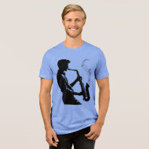 Musik manar tshirts själssaxophone player