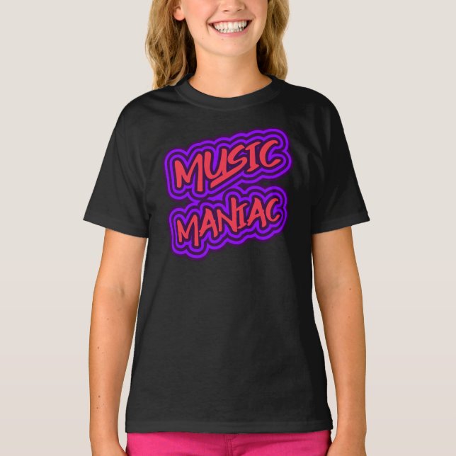 MUSIK MANIAC T SHIRT (Framsida)