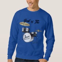 Musik Mashup Beat från Drum blue sweatshirt