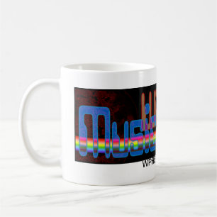 Musik med utrymmemuggen kaffemugg