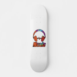 Musik Mini Skateboard Bräda 18,5 Cm