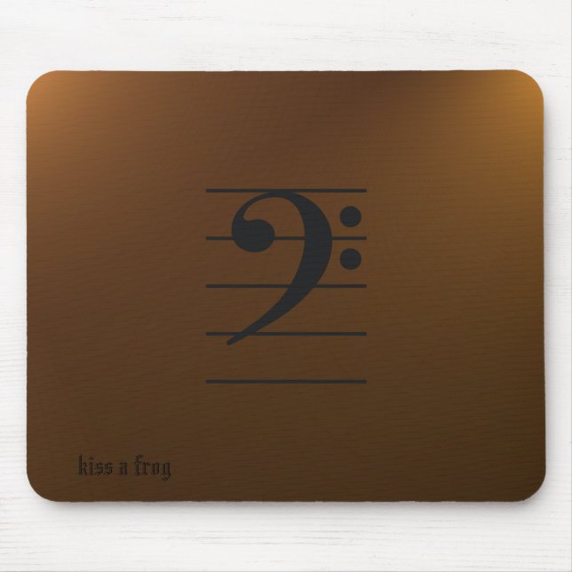 Musik Mousepad - basklav Musmatta (Framsidan)