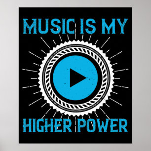 Musik - Musik är min kraftfullare kraft Poster