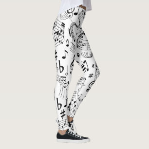 Musik, Musik noter Leggings